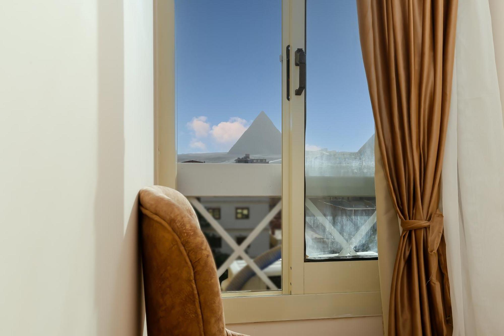 Horizon Pyramid View Inn Kafret el-Gabal Dış mekan fotoğraf
