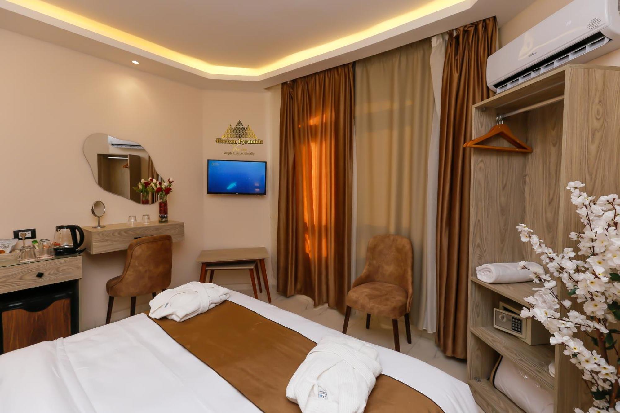 Horizon Pyramid View Inn Kafret el-Gabal Dış mekan fotoğraf