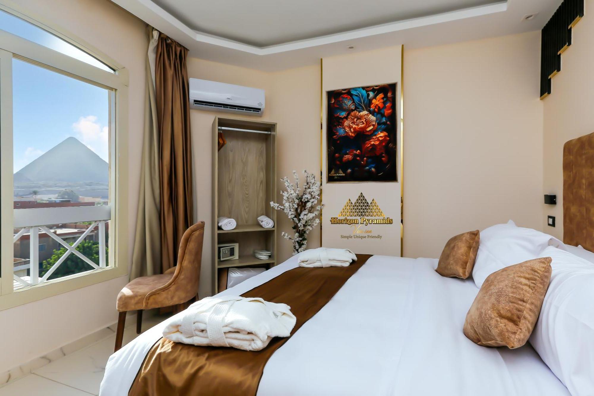 Horizon Pyramid View Inn Kafret el-Gabal Dış mekan fotoğraf
