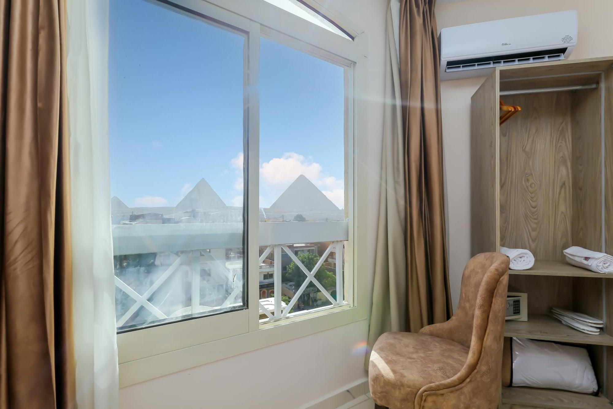 Horizon Pyramid View Inn Kafret el-Gabal Dış mekan fotoğraf