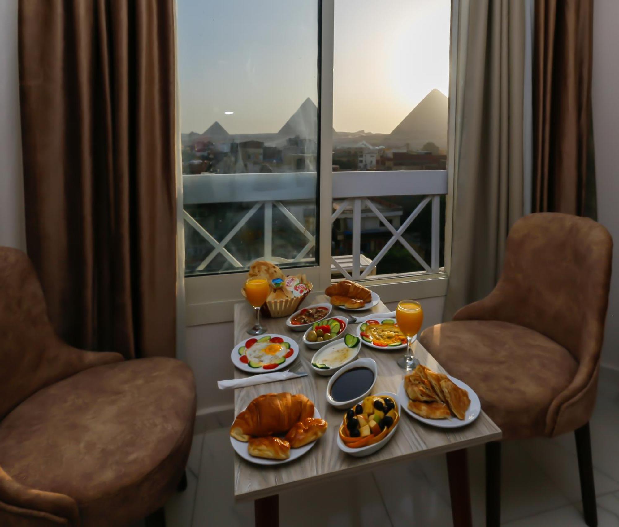 Horizon Pyramid View Inn Kafret el-Gabal Dış mekan fotoğraf