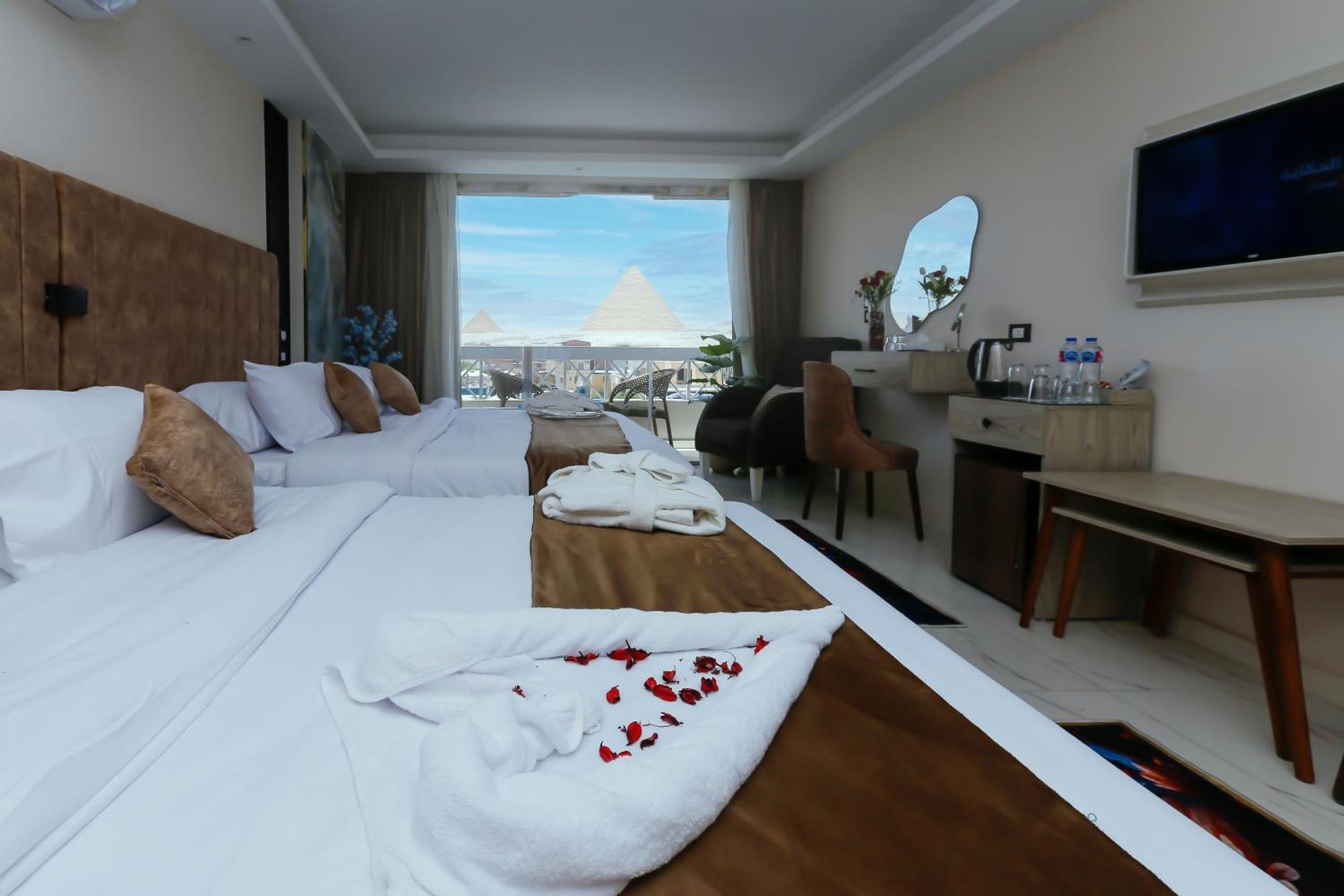 Horizon Pyramid View Inn Kafret el-Gabal Dış mekan fotoğraf