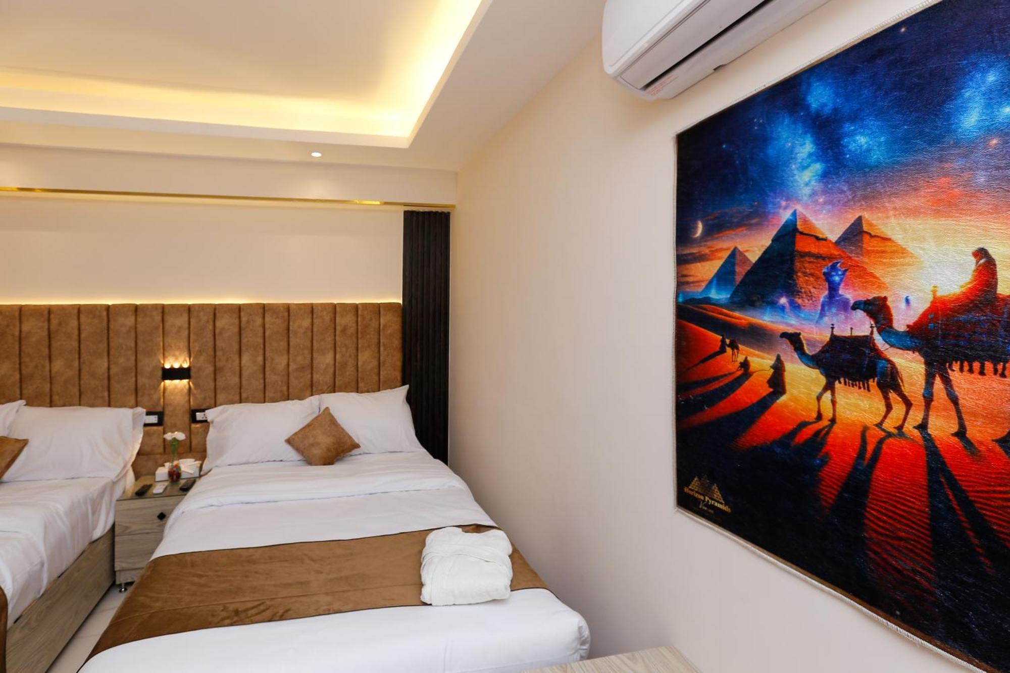 Horizon Pyramid View Inn Kafret el-Gabal Dış mekan fotoğraf